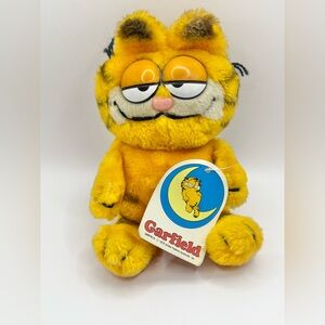 Vintage Fun Farm GARFIELD Plush Stuffed Animal 1978-1981 Dakin 8” WITH TAGS